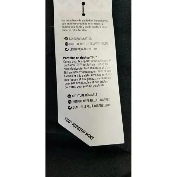 5.11 Tactical Size Large Mens Ripstop TDU Adjustable Teflon Protected Work Pants - Picture 15 of 16